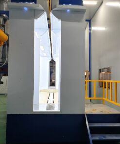 Buồng phun sơn tĩnh điện tự động nhựa PP