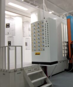 Buồng phun sơn tĩnh điện tự động nhựa PP