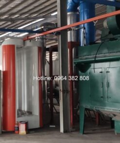 Buồng phun sơn tĩnh điện tự động tôn kẽm